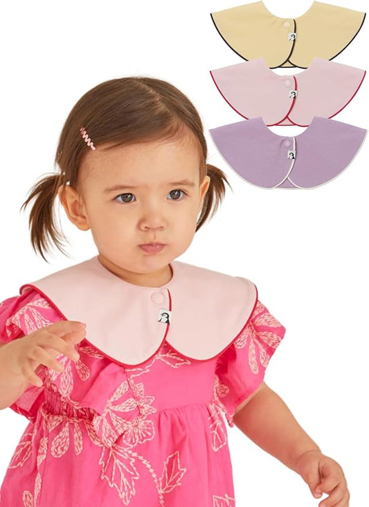Konny Baby Bibs Set, 360 ° Rotate, Soft and Absorbent Bandana Drooling for Boys Girls baby Essentials
