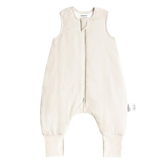 BubblePanda Rayon Made from Bamboo Toddler Sleep Sack with Feet 3t-4t 1.0 Tog Breathable Sleep Sack 36-48 Months Ultra Soft Baby Wearable Blanket with Legs Unisex Sleeping Bag with 2-Way Zipper