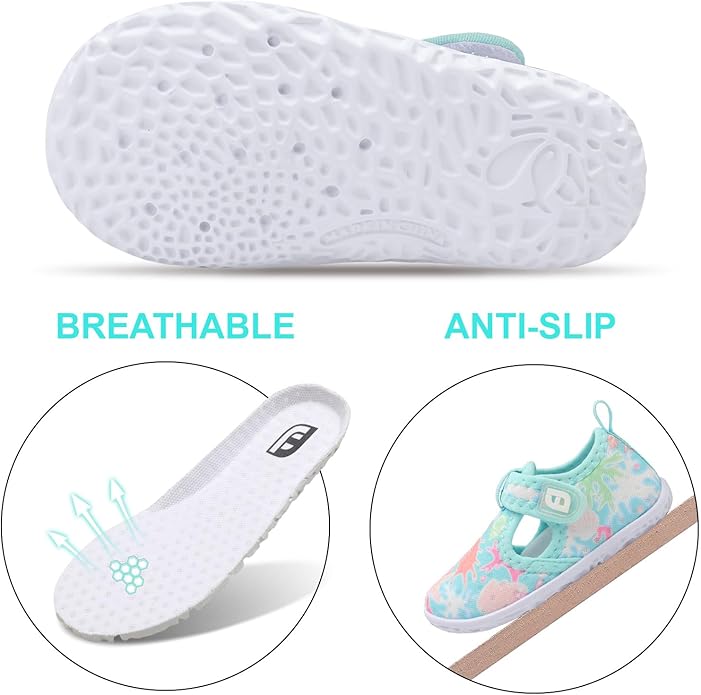 JOINFREE Baby Toddler Water Shoes Boys Girls Sandals Barefoot Kids Breathable Sneakers Shoes for Walking Running