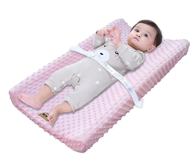 BlueSnail Ultra Soft Minky Dot Changing Pad Cover (Pink,one Size)