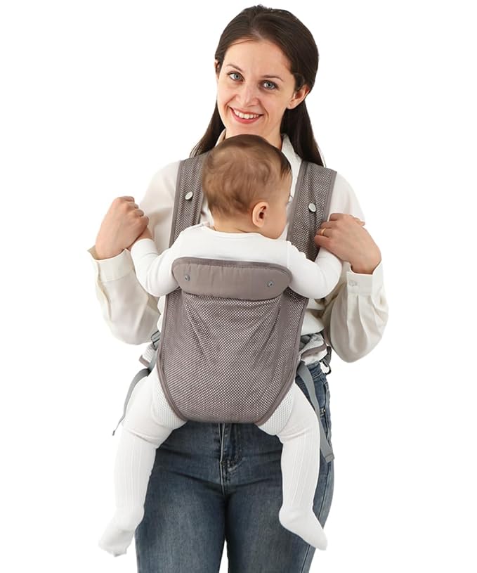 Baby Carrier Wrap,Baby Carriers Newborn to Toddler,Cozy Baby Holder Carrier Lightweight,Adjustable Baby Carriers Support for Infant 7-45lbs Girl and Boy,Front Back All Positions,Shower Gift
