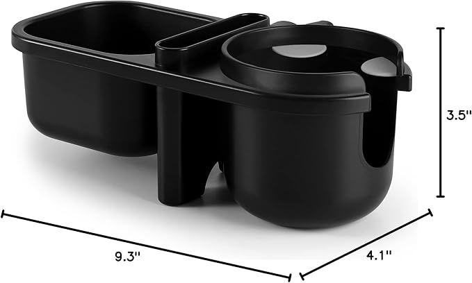 Accmor Stroller Cup Holder with Tray, Universal Cup Holder Tray for Uppababy Nuna Doona Strollers, Bottle Drinks Holder for Stroller, Wheelchair, Walker
