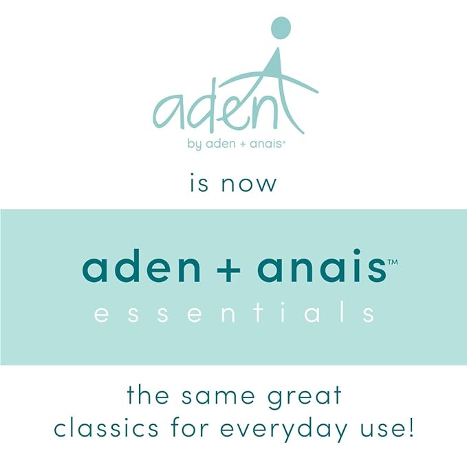 aden + anais Aden Swaddle Blanket, Muslin Blankets for Girls & Boys, Baby Receiving Swaddles, Ideal Newborn Gifts, Unisex Infant Shower Items, Wearable Swaddling Set, 4 Pk, Minnie Mouse Rainbows