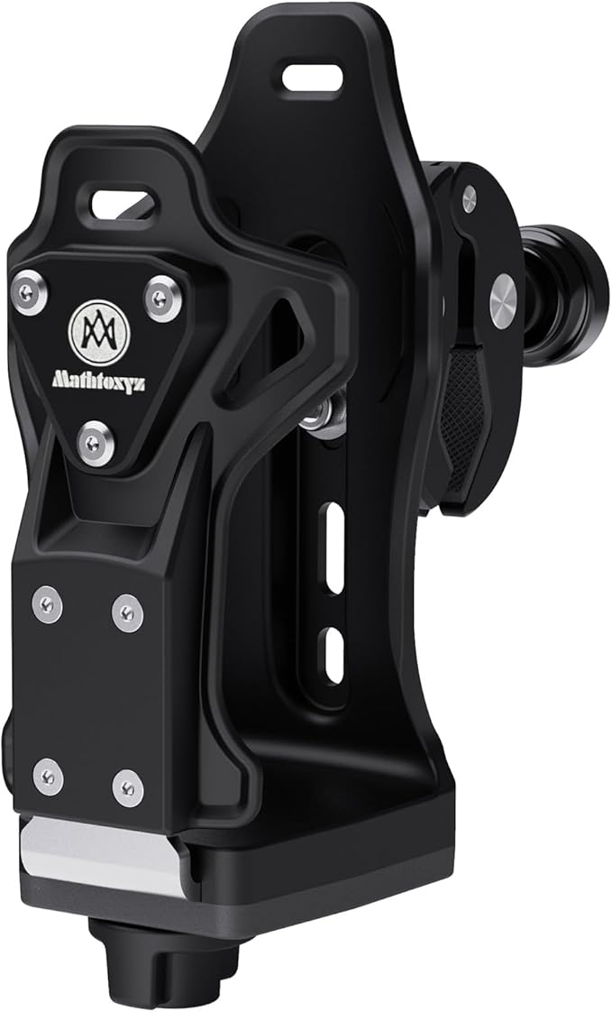 Extra Large Motorcycle Cup Holder Anti Theft, Mathtoxyz Bike Water Bottle Holder 1.95 – 3.6 inch Universal Size Handlebar Drink Holder Cage for Moto Bicycle, Boat, Scooter, Stroller, Wheelchair