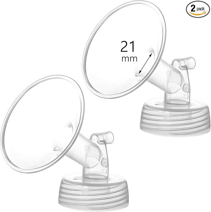 Momstouch 21mm Flange Compatible with Spectra S1 S2 9 Plus Synergy Gold Breastpump Replacement to Spectra Pump Parts and Flange; Not Original; Replaces Shield