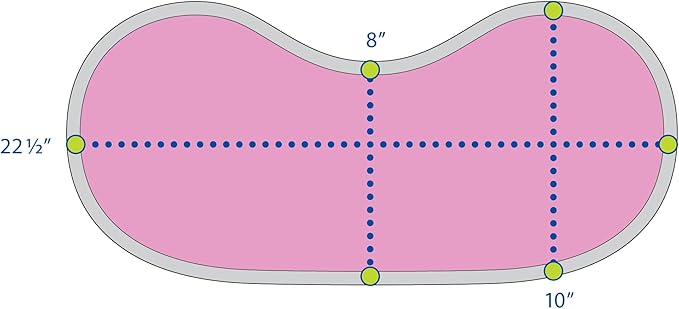 Kiddologic Baby Burp Cloth, Triple Protection, 2 Layers Soft Absorbent Terry, Waterproof Inner Lining, Large Size Curved Design, Extra Coverage, Newborn/Infant Girl Burping Rag, Wild Orchid (Pink)