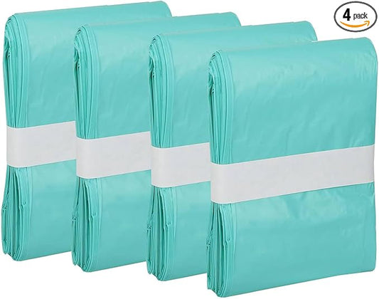 Diaper Pail Liner Refills Bags Compatible with Janibell Akord 330 Series Adult Diaper System, Diaper Disposal Liner Refills，Lightly Scented - 4pack (Green)