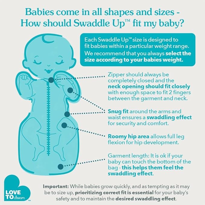Love to Dream Swaddle Up, Arms Up Position, Light and Ultra Breathable Cotton, Versatile Wearable Blanket Spring, Summer, Sleep Bag - 0.2TOG, 5-8.5lbs, You are My White
