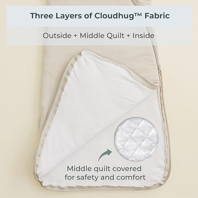 Everyday Bambu Sleep Sack 1.0 Tog - Rayon made from Bamboo Baby Sleeping Bag, Wearable Blanket, Unisex