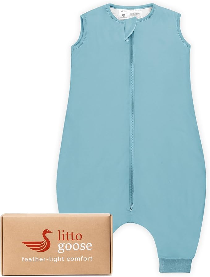 littogoose 1.0 TOG Toddler Sleep Sack with Legs, Baby Wearable Blanket for 6-18-36 Months 3T-4T, Early Walker Baby