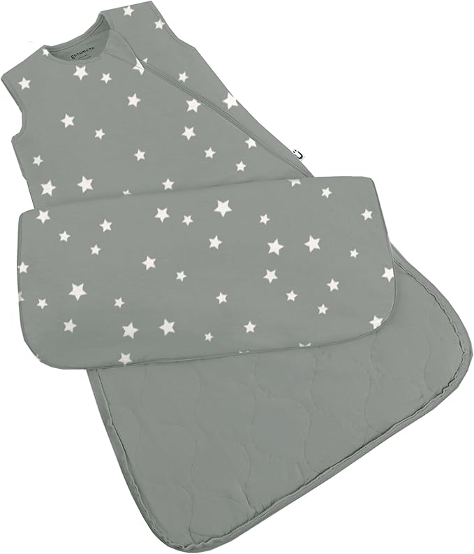 GUNAMUNA Sleep Sacks for Babies Toddlers and Newborns, Easy Changing Diaper Zipper, Cozy, 2.5 TOG