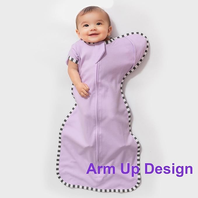 Transitional Swaddle Blanket Sack 2-Pack, Baby Sleep Sack, Arms Up Design, Newborn Swaddle for Boys Girls