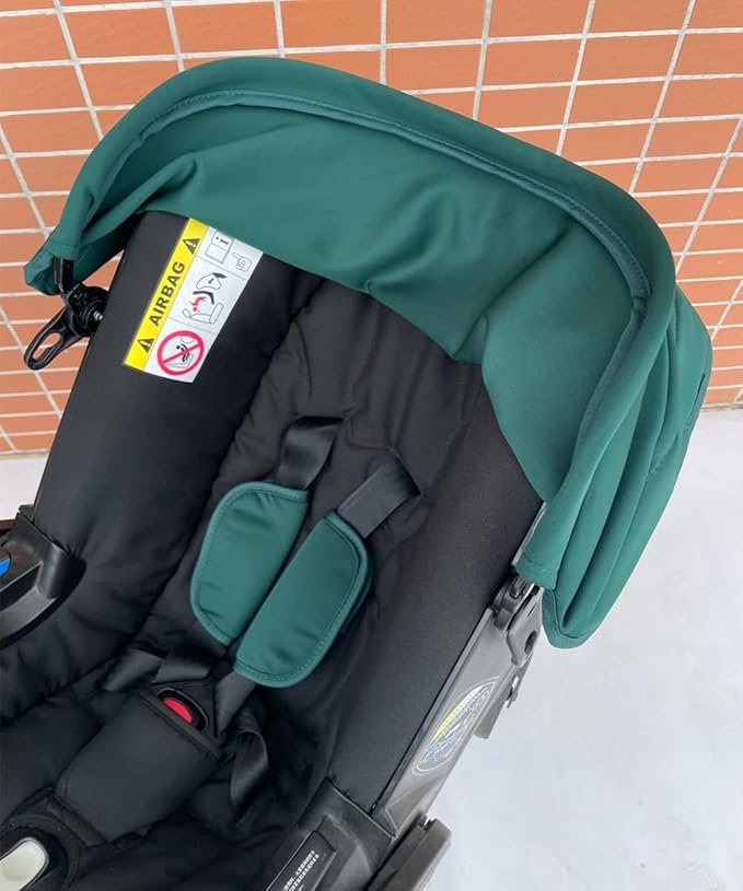 Stroller Replacement Accessories Canopy, Colorful Sun Shade Compatible with Doona Car Seat & Strollers (Blackish Green)