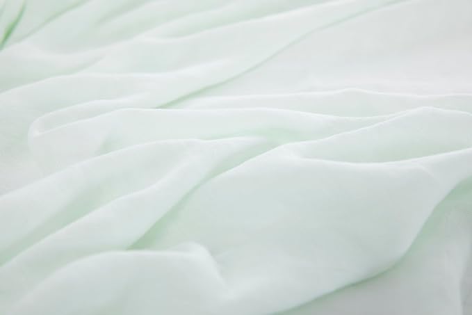 Muslin Swaddle Blankets for Baby Boys and Girls, 4-Pack Breathable and Skin-Friendly Receiving Blanket Wrap, Baby Essentials, Registry & Gift, 47 x 47 inches (Solid Serenity Sky)
