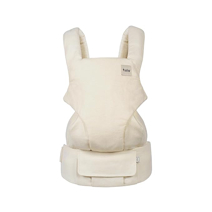 Baby Tula Explore Carriers - Breathable Baby Carrier Newborn to Toddler - Adjustable Toddler Carrier - Multiple Ergonomic Positions Front and Back - Ergonomic Fit for 7-45 lb - Linen, Dove