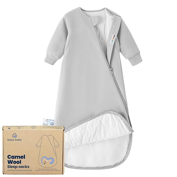 Unisex Sleeping Bag for Babies and Toddlers 1.0 Tog Sleep Sack 18-36 Months, Newborn Sleep Sack, Wearable Blanket Baby, One Piece Long Sleeves, Gifts for Baby