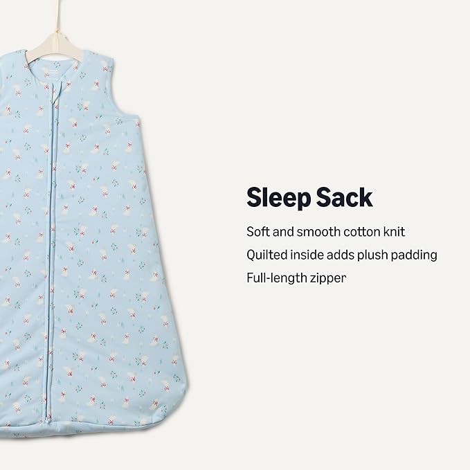 Amazon Essentials x Sofia Grainge Unisex Babies' Cotton Sleep Sack, 2.5 TOG Wearable Blanket