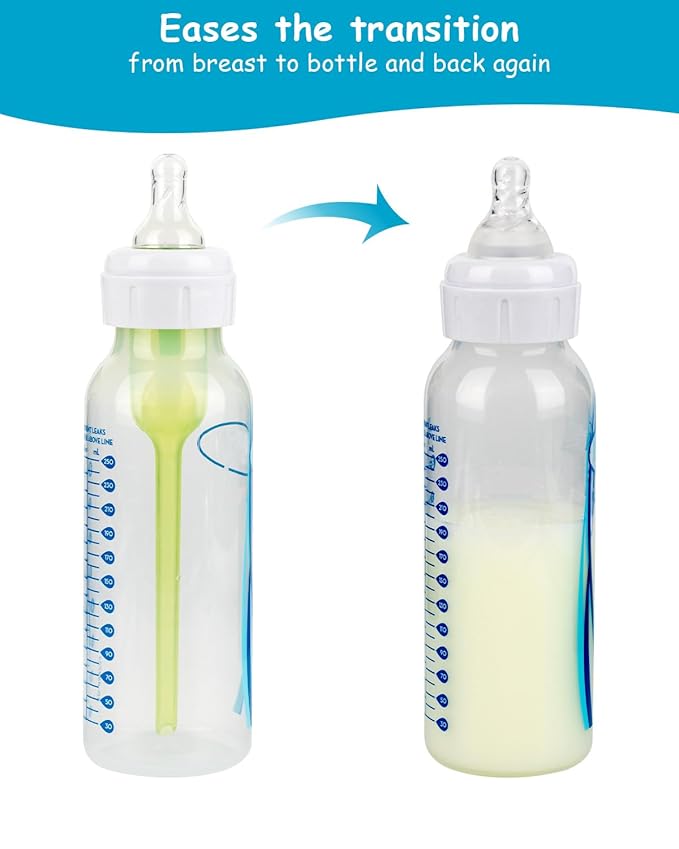 Silicone Nipple for Dr. Brown’s Natural Flow Level 1 Narrow Baby Bottle, Slow Flow, 0m+, 6 Count