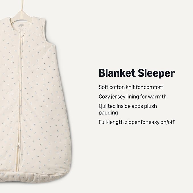 Amazon Essentials x Sofia Grainge Unisex Babies' Cotton Sleep Sack, 2.5 TOG Wearable Blanket