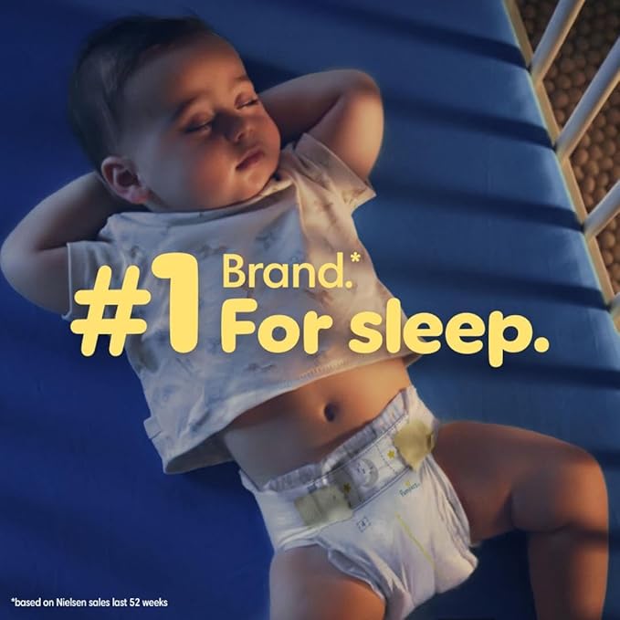 Pampers ZZZ Overnight Diapers, Size 6 (35+ lbs), 42 Count, Nighttime Protection Disposable Baby Diaper, Night Time Leak and Skin Protection