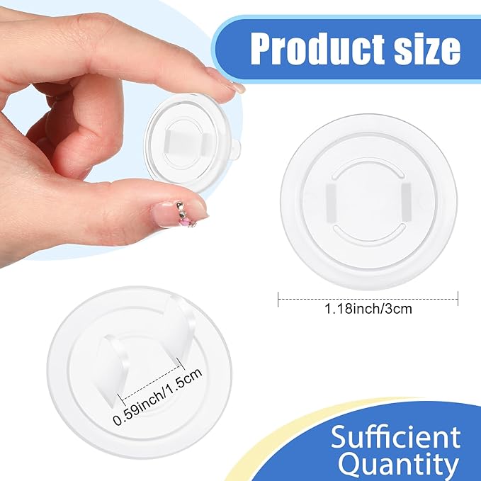 Thyle 50 Pcs Outlet Covers Bulk Child Baby Proofing Plug for Electrical Outlets Covers Easy Install Socket Sturdy Safe Secure Baby Proofing Kit for Home Office Bulk