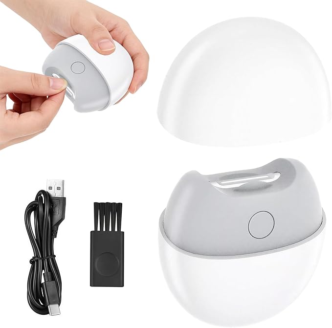 2026 New 3 in 1 Automatic Electric Nail Clipper, Nail Trimmer with Light and Nail Scraps Storage for Seniors Adults Baby (White)