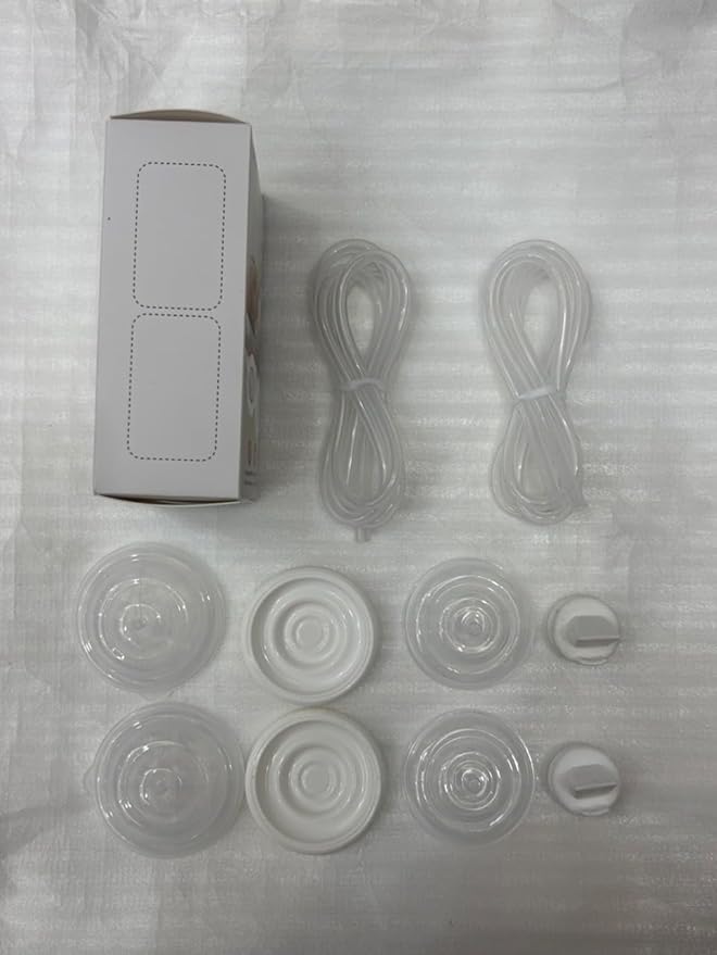 BALIME Pump Parts Compatible with Spectra S1/S2/9 Plus, Not Original Accessories, Full Set Replacements Include 21mm Flanges, Valves, Backflow Protectors (Duckbills Included), Tubings and Bottles