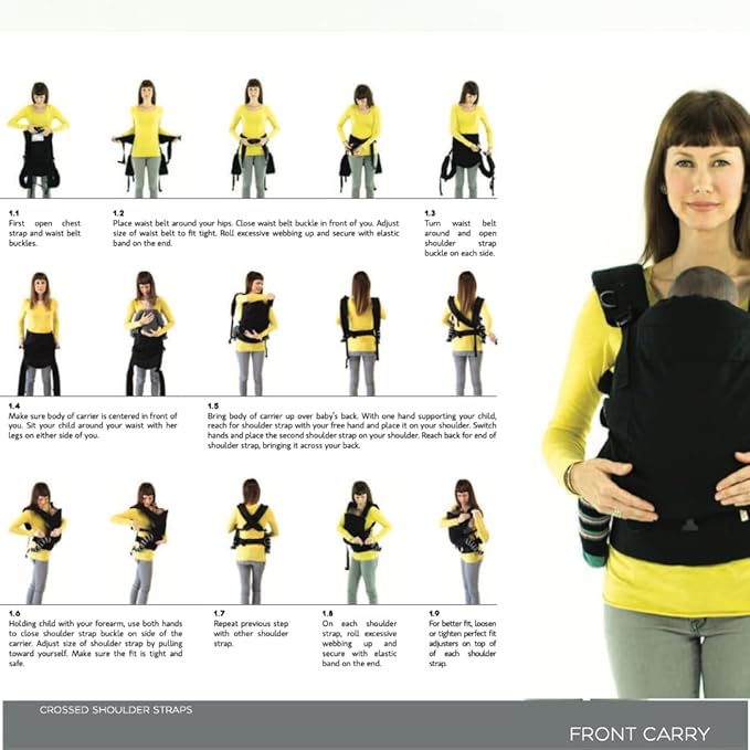 Beco Toddler Carrier (20-60 lbs) with Breathable 3D Mesh & Extra Wide Seat - Front-Carry & Backpack Style - Lightweight Sling Carrier for Children from 18months - Cool Dark Grey