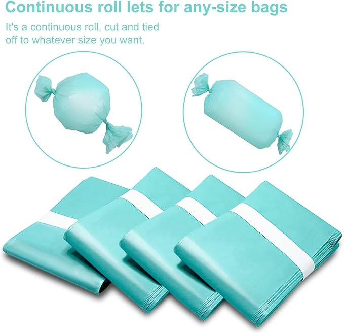 Diaper Pail Liner Refills Bags Compatible with Janibell Akord 330 Series Adult Diaper System, Diaper Disposal Liner Refills，Lightly Scented - 4pack (Green)