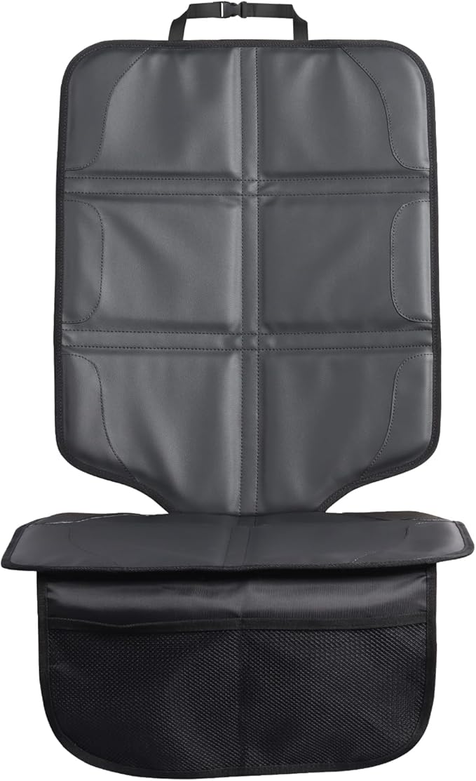 Car Seat Protector,Extra Thick Car Seat Covers Non-Slip Waterproof Mat Pad Leaving No Imprints Marks for Child Baby Pet Truck SUV Automobile (Black-B)