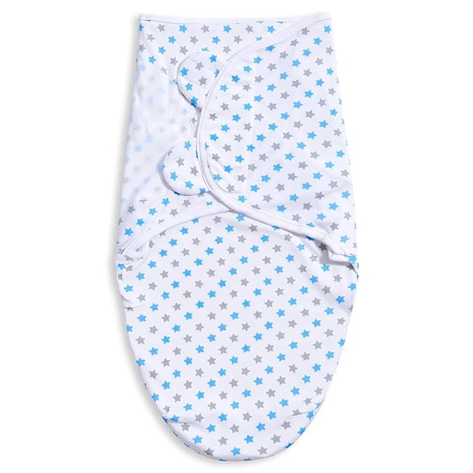 Bubble bear 3 Pack Baby Swaddle 0-3 Months - Infant Adjustable Newborn Swaddles Blanket Baby Girl Boy, Swaddling Wrap Blanket Sleep Sack for Newborn-Blue