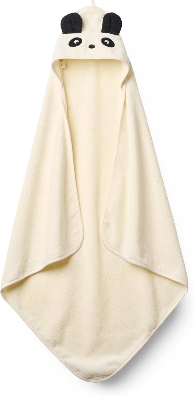 Baby Hooded Towel – Organic Cotton Baby Bath Towels – Baby Towels, Baby Bath Towels for Baby Boy, Baby Girl, 32" x 32" Super-Soft and Absorbent Baby Towels for Newborn (Panda)