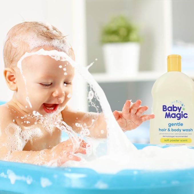 Baby Magic 2 In 1 Baby Wash & Shampoo, Calendula & Coconut, Calendula Oil & Coconut Oil, 30 Fl Oz