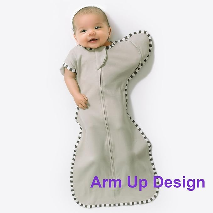 Transitional Swaddle Blanket Sack 2-Pack, Baby Sleep Sack, Arms Up Design, Newborn Swaddle for Boys Girls