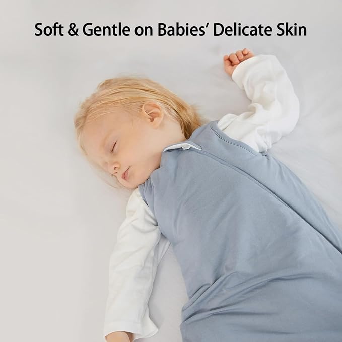 Rayon Made from Bamboo Sleep Sack 18-24 Months 2.5 Tog Winter Warm Ultra Soft Baby Wearable Blanket 2t Toddler Sleep Sack for Babies Unisex Girl Boy 2-Way Zipper Quilted Thick Baby Sleeping Bag