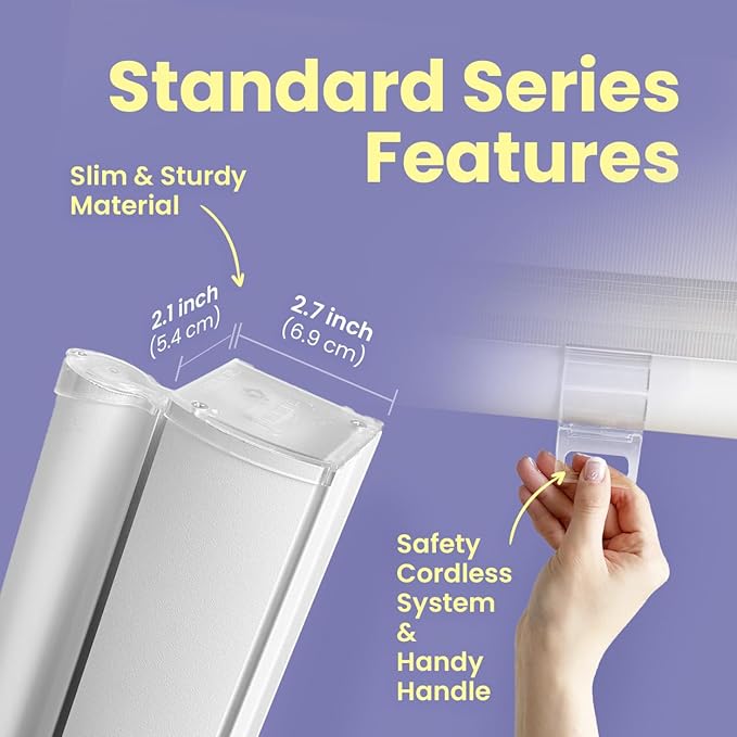 FOIRESOFT Standard Cordless Blackout Zebra Roller Shades and Blinds for Windows [Bonita, Silver White, W 41 x H 64 inch] Dual Layer Sheer Room Darkening, Select 1x1 for Custom