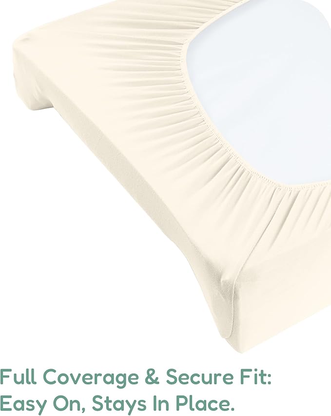 TOTCHILL Extra Stretchy Changing Pad Cover, Ultra Soft Premium Jersey Knit Changing Pad Sheets, Fits All Standard Changing Tables/Dresser Tops, Unisex for Boys Girls - 2 Pack