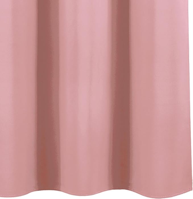 LEMOMO Blackout Curtains 42 x 63 Inch Pink Curtains 2 Panels Darkening Thermal Insulated Bedroom Curtains