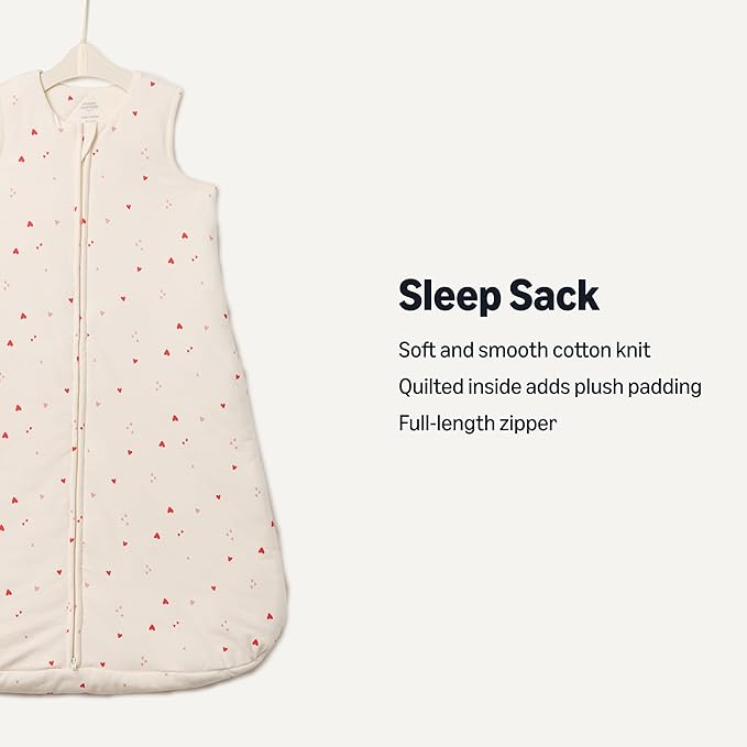 Amazon Essentials x Sofia Grainge Unisex Babies' Cotton Sleep Sack, 2.5 TOG Wearable Blanket