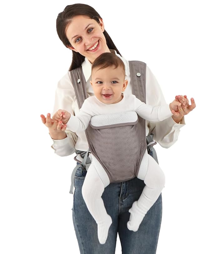 Baby Carrier Wrap,Baby Carriers Newborn to Toddler,Cozy Baby Holder Carrier Lightweight,Adjustable Baby Carriers Support for Infant 7-45lbs Girl and Boy,Front Back All Positions,Shower Gift