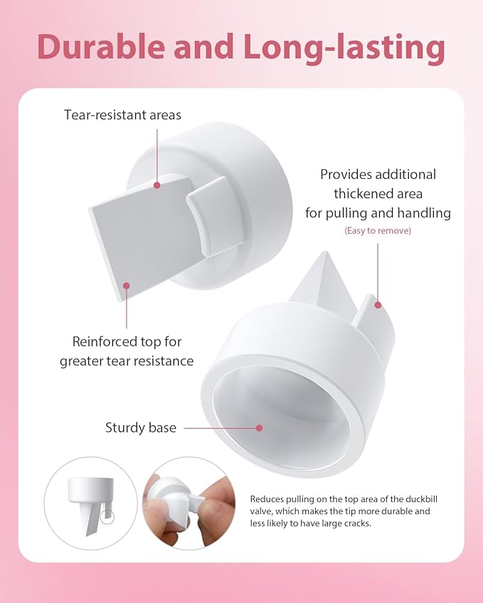 BALIME Pump Parts Compatible with Spectra S1/S2/9 Plus, Not Original Accessories, Full Set Replacements Include 29mm Flanges, Valves, Backflow Protectors (Duckbills Included), Tubings and Bottles