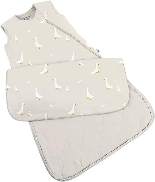GUNAMUNA Sleep Sacks for Babies Toddlers and Newborns, Easy Changing Diaper Zipper, Cozy, 2.5 TOG