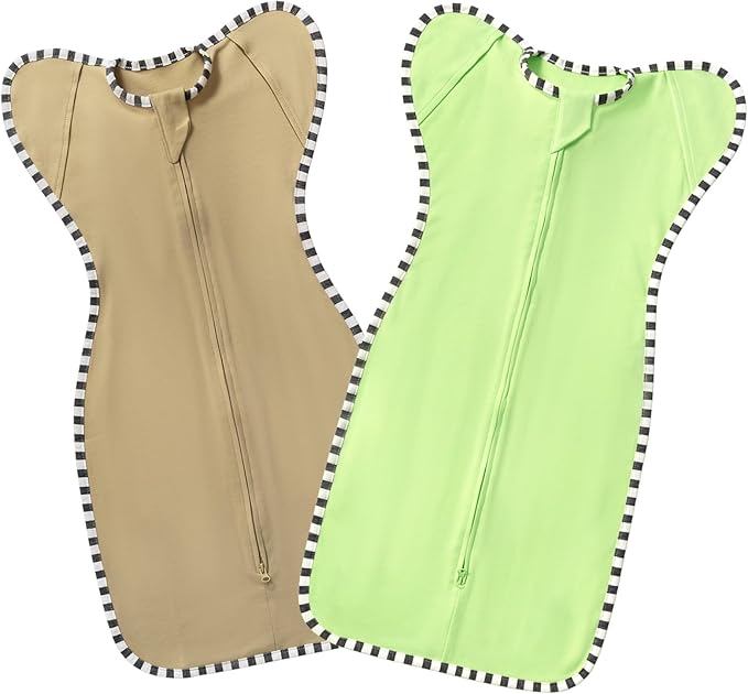 Transitional Swaddle Blanket Sack 2-Pack, Baby Sleep Sack, Arms Up Design, Newborn Swaddle for Boys Girls