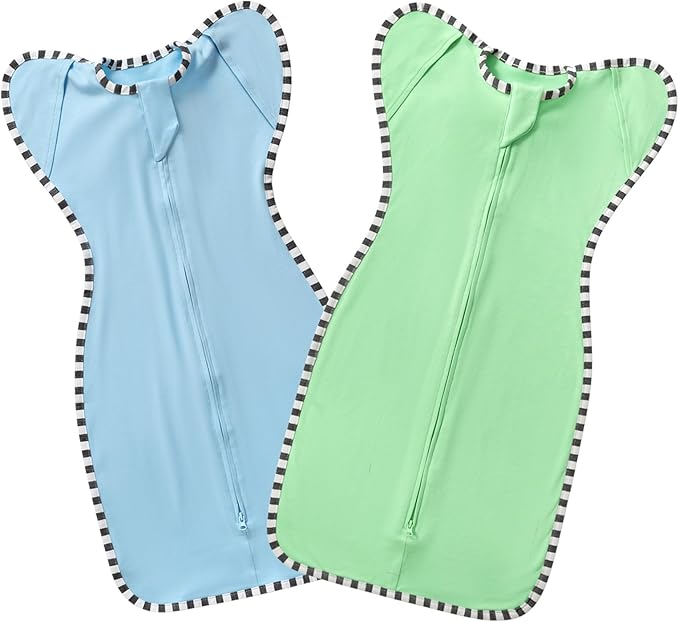Transitional Swaddle Blanket Sack 2-Pack, Baby Sleep Sack, Arms Up Design, Newborn Swaddle for Boys Girls