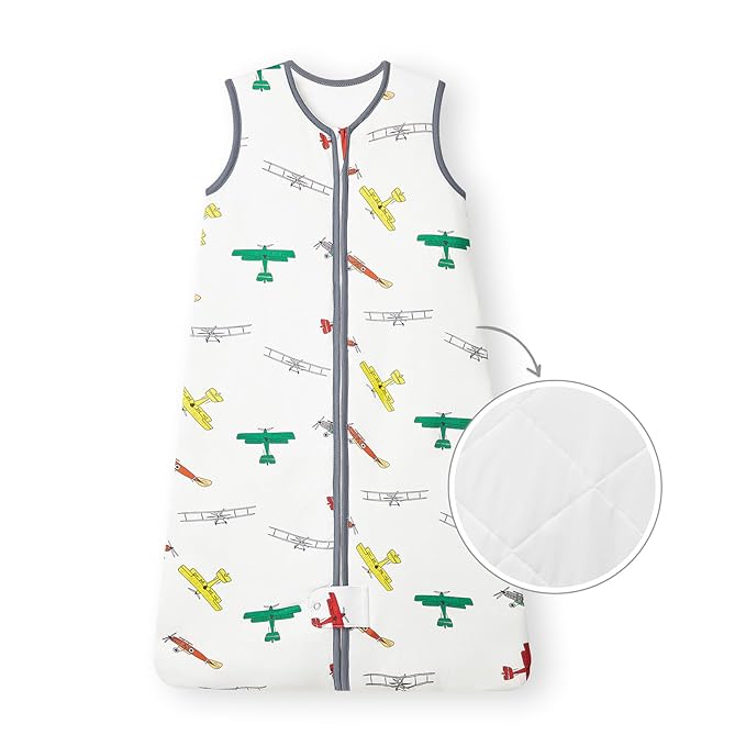 TotAha Sleep Sack 12-18-24 Months TOG 1.0, Quilted Wearable Blanket Baby Sleeping Bag with 2-Way Safe Zipper