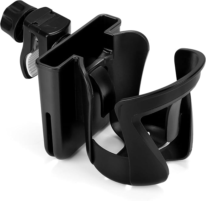 Accmor 2-in-1 Walker Cup Holder with Phone Holder, Wheelchair Cup Holder, Rollator Cup Holder, Cup Phone Holder for Walker, Wheelchair, Rollator, Mobility Scooter