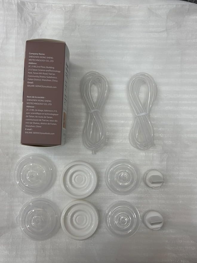 BALIME Pump Parts Compatible with Spectra S1/S2/9 Plus, Not Original Accessories, Full Set Replacements Include 21mm Flanges, Valves, Backflow Protectors (Duckbills Included), Tubings and Bottles