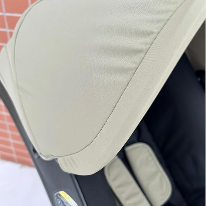 Replacement Canopy & Seat Cushion Set Compatible with Doona+ Car Seat Stroller - Sunshade Cover & Textile Fabric Accessories - Breathable, Machine Washable (Natural Green)