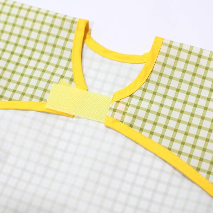 Plie Long Sleeve Waterproof Bib for Toddlers – Soft Feeding Smock for Baby Mealtime, Self-Feeding, BPA-Free, Easy Clean