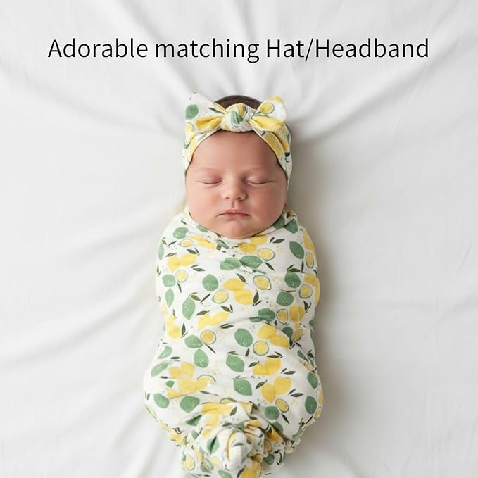 Swaddles for Newborns Baby Blanket Set Ultra-Soft 95% Bamboo Viscose Baby Swaddle for 0-3 Months | Newborn Essentials Must Haves Bamboo Viscose Swaddle Blankets